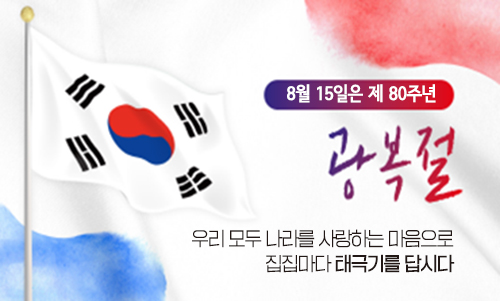 태극기게양안내웹포스터